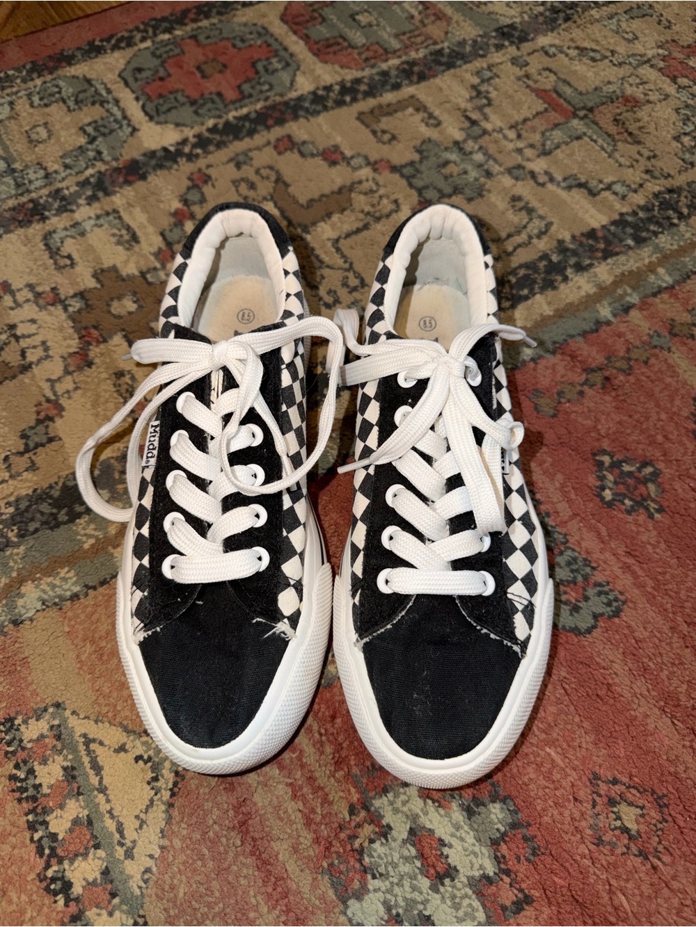 Mudd checkered sneakers
